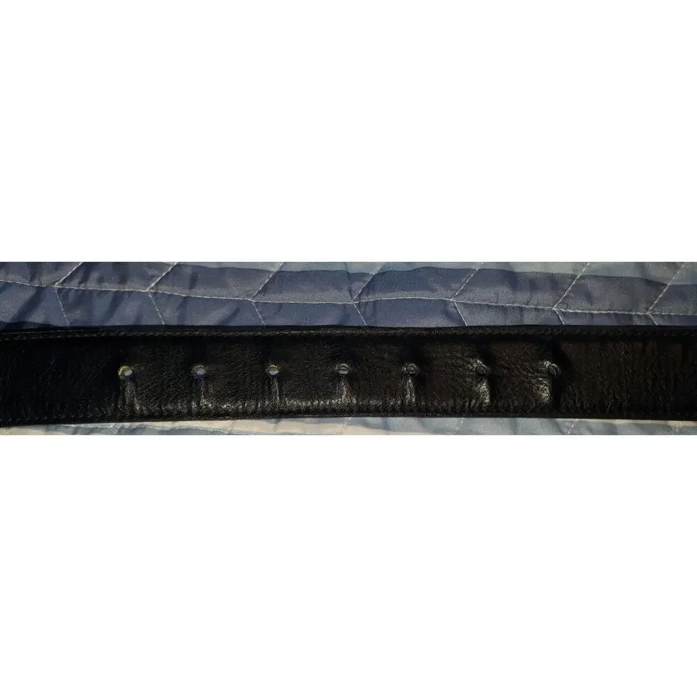 Levi’s Reversible Leather Belt Brown Black Size S 30/32 Rotating Buckle